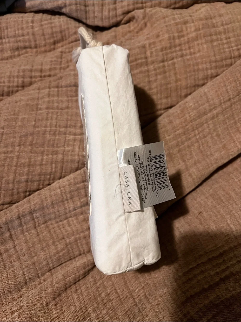 Casaluna White Supima Percale King Pillowcase Set